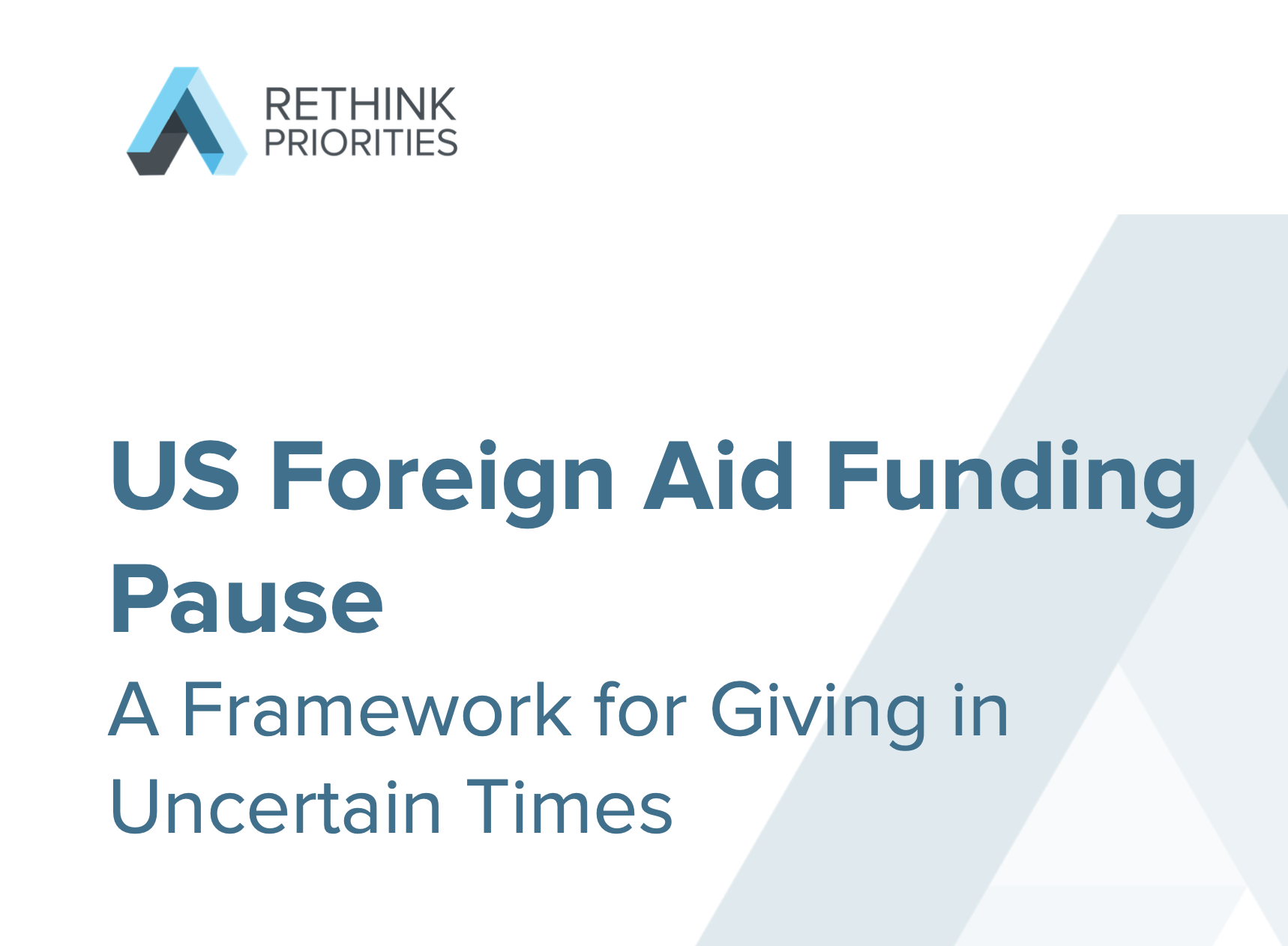 Figure from US Foreign Aid Funding Pause